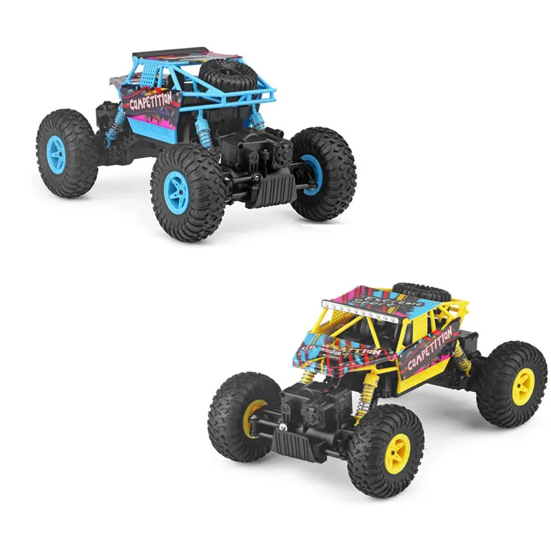 4WD 1:18 Racing Car Vehicle Radio Remote Control Buggy Dual Servos Rock Off-Road RC Crawl Truck Boys Gifts