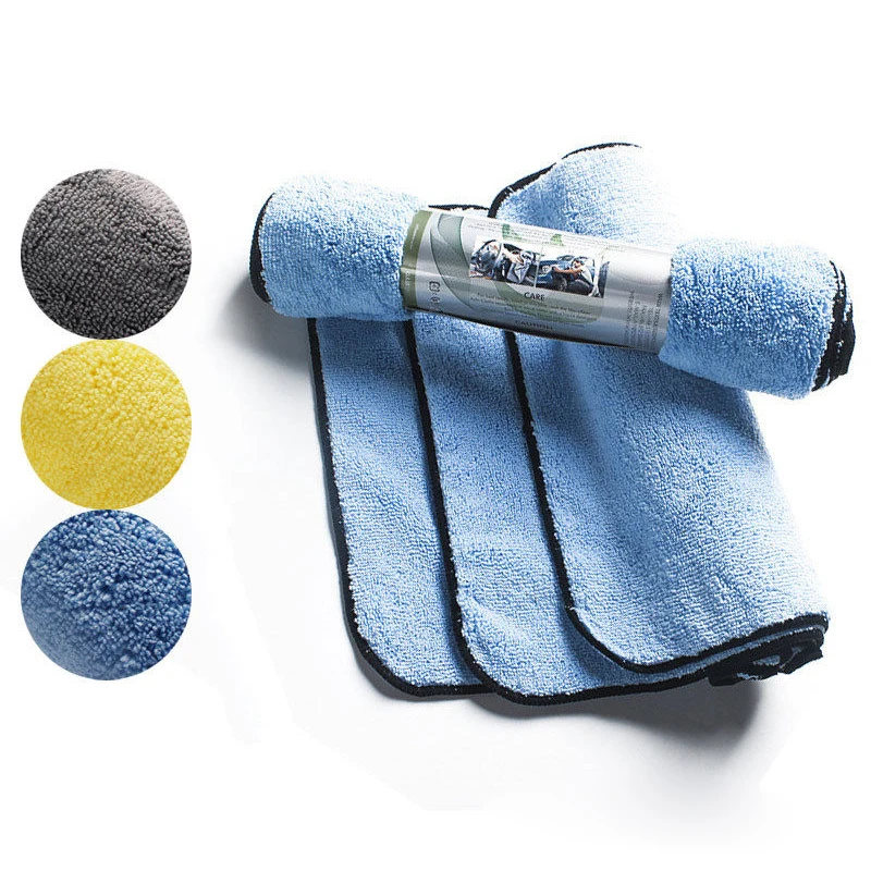 1Pc 30*40cm Super Thick Plush Microfiber Car Cleaning Car Washing Towel