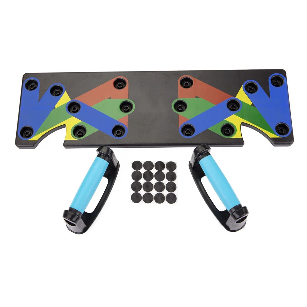 

9 IN 1 Push Up Rack Board System Comprehensive Fitness Exercise Workout Pushup Stands Complete Training Gym Exercise Men