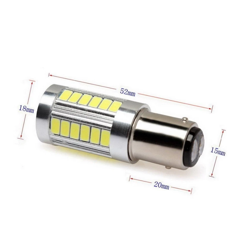 2pcs 1157 5630 33LED Brake Stop Car Brake Lights Tail Lamps Turn Signal 33SMD Auto Rear Reverse Bulbs