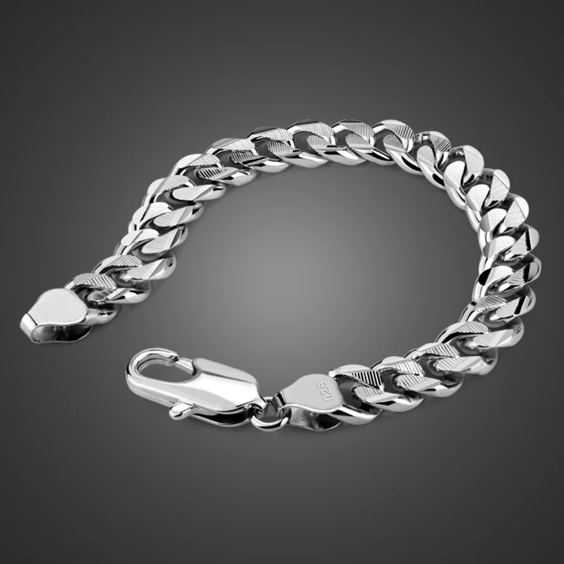 Wholesale fashion jewelry silver color bracelet,silver bracelet men bracelet Wholesale, 925 ...