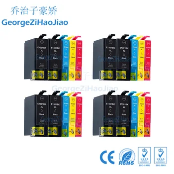 

4sets+4BK T1301 Compatible Ink Cartridges for Epson BX525WD BX625FWD SX525WD SX620FW SX525WD SX620FW SX525WD