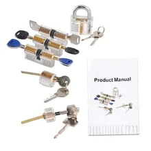 6 шт. новая перспективная практика слесаря замок слесаря учебные инструменты слесарные принадлежности