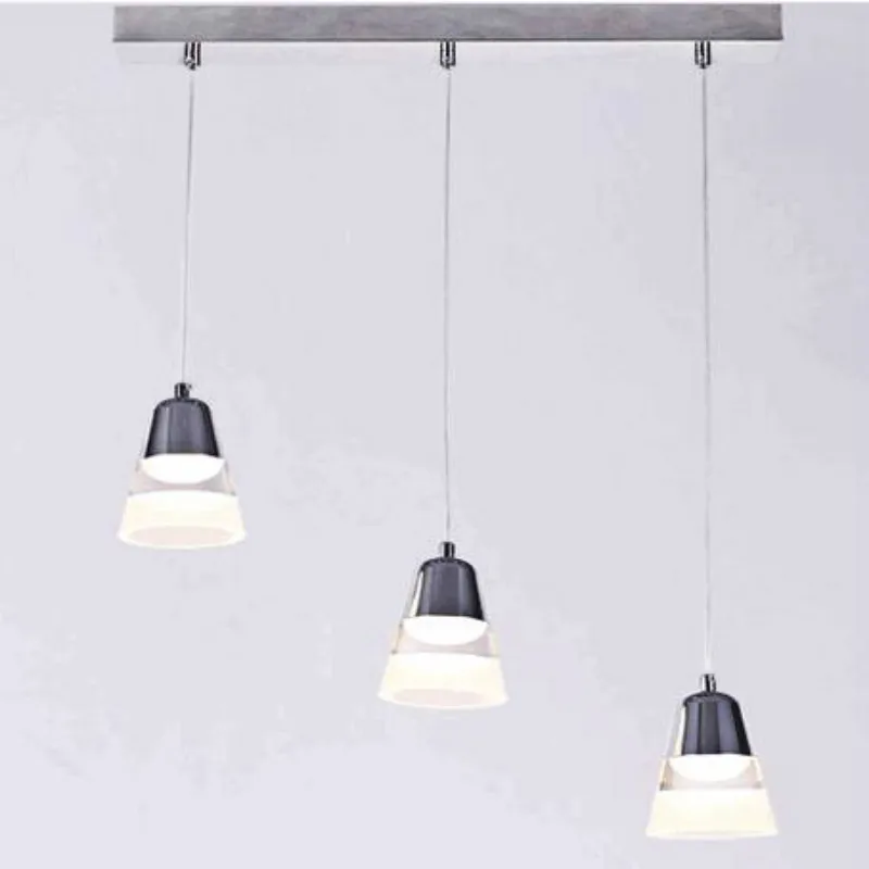 

Modern Simple Acryl Dining Room Led Pendant Light 5w*1/36 Heads Long/round Base 80-265v 1364