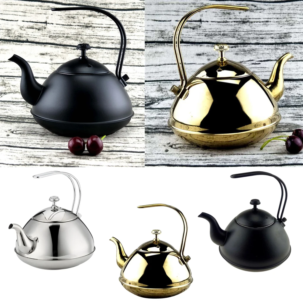 2L Whistling Tea Kettle with Handle Stainless Steel Teapot for Stovetops