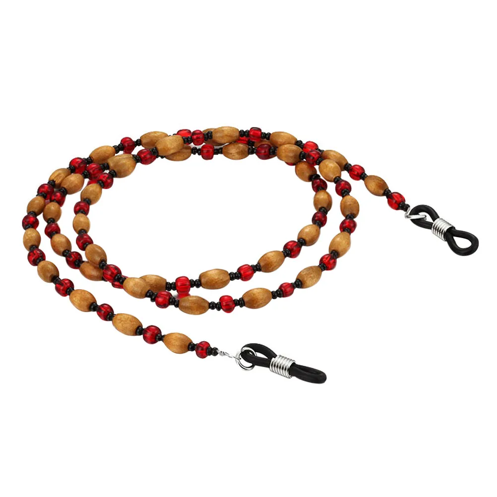 Eyeglass Holder Strap Sunglass Straps Beaded Reading Glasses Chain