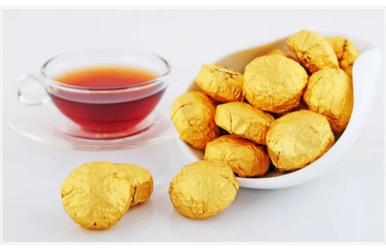 

2011 year, high quality health benifit drink, Original Chinese tea, mini puer ripe pu er tea 50 PCS free shipping