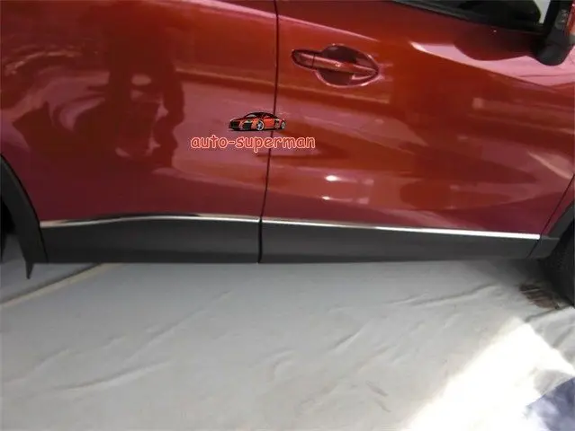 

Stainless steel door Side Molding Trim Chrome For Mazda CX5 CX-5 2012-2016