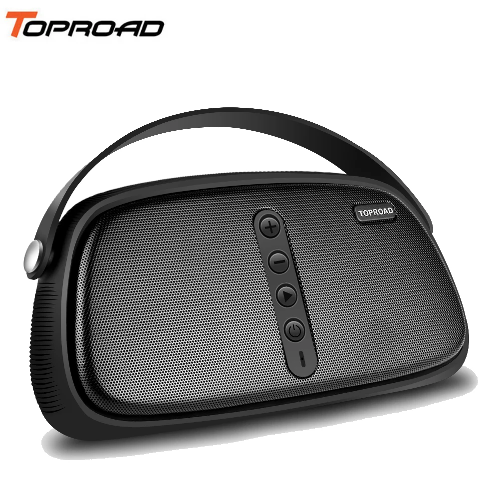 

TOPROAD Portable Wireless Stereo Bluetooth Speaker Altavoz Hand-held Speakers Deep Bass Sound Boombox Support Mic TF AUX FM USB