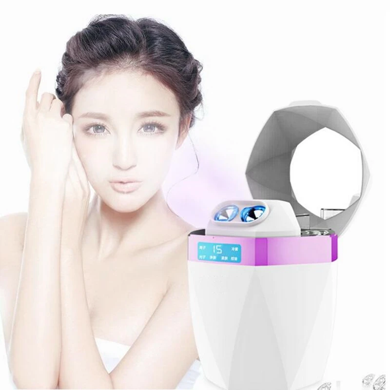 

Deep Cleaning Nano Hot and Cold Spray facial steamer vaporizer sauna spa Sprayer Home use beauty salon