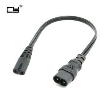 

C7/C8 Power "8" Figure Adapter Converter Cable,European IEC320 C7 Female to C8 Male Plug Extension Cord,30CM,1 pcs