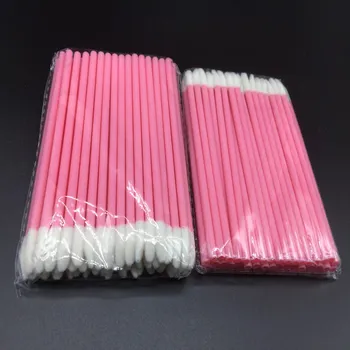 

100 Pcs Disposable MakeUp Lip Brush Lipstick Gloss Wands Applicator Make Up Tool