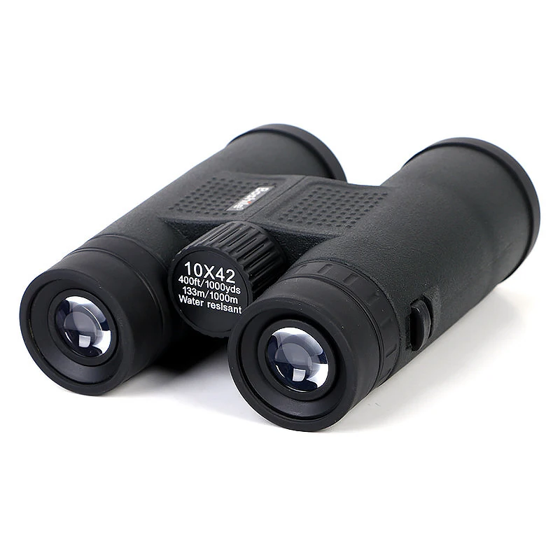 New 10X42 Binoculars HD Waterproof Lll Night Vision Wide Angle Binocular FMC Large Eyepiece Straight Cylinder Hunting Telescopes