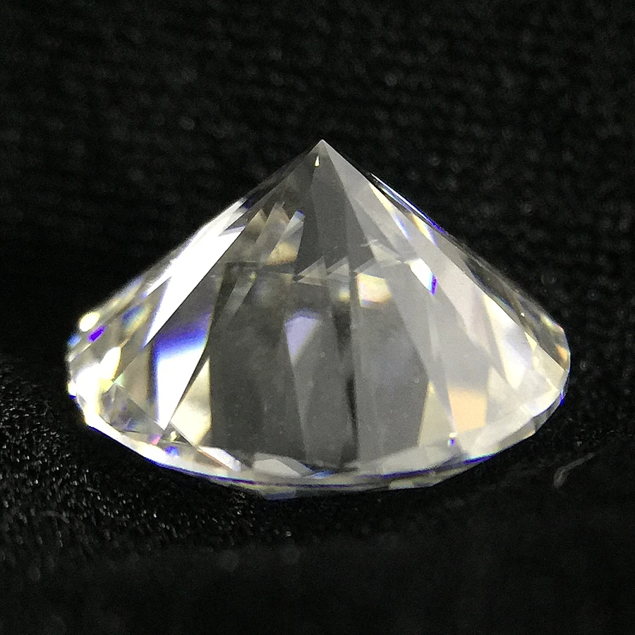 

Round Brilliant Cut 7ct Carat 12.5mm GH Color Moissanite Loose Stone VVS Excellent Cut Grade Test Positive Lab Diamond