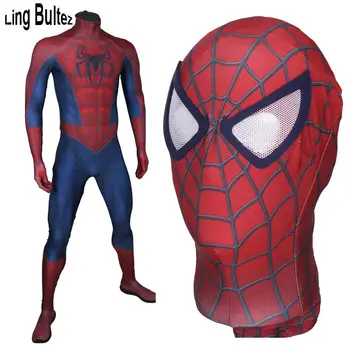 

Ling Bultez High Quality 3D Printing Tailor Made New Raimi Spiderman Costume Muscle Shade Raimi Spiderman Spdnex Suit