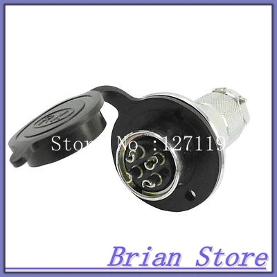 

Pannel Mount P20-4 Core 4 Terminal Aviation Circular Cable Connector
