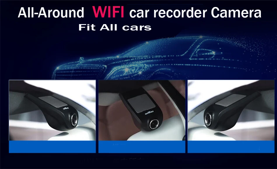 Автомобильный dvr камера видео регистраторы беспроводной Wi Fi приложение манипуляции 1080 P Новатэк 96655 DVR Dash Cam видеорегистратор