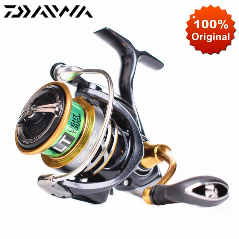 

Original DAIWA EXCELER LT Spinning Fishing Reel 1000 2000 3000 6.2:1 High Ratio Freshwater Saltwater Crap Fishing Spinning Reel