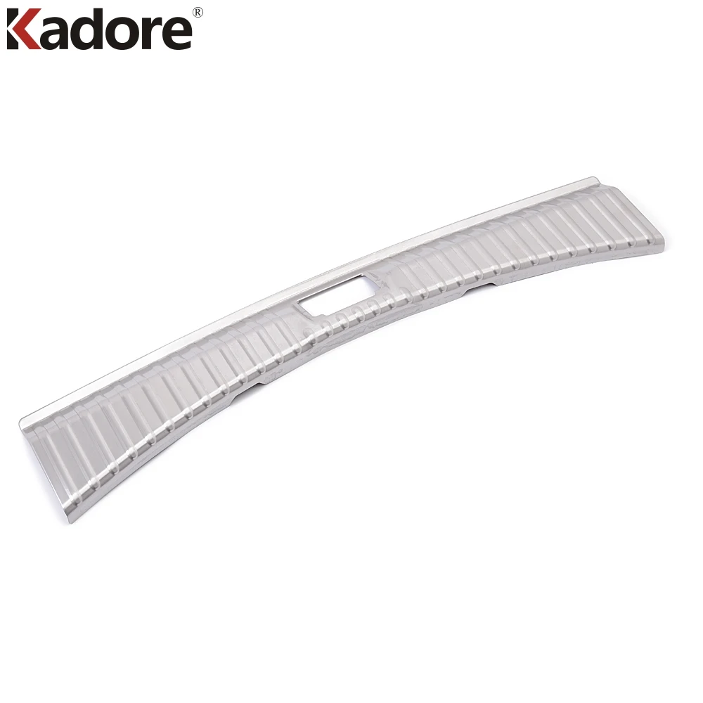 Car Accessories For Ford Kuga Escape 2017 2018 Stainless Steel Inside Rear Bumper Protector Trim Tail Trunk Gate Pedal Threshold jameo auto car stainless steel rear trunk trim tail door stickers for renault koleos for samsung qm6 2017 2018 accessories