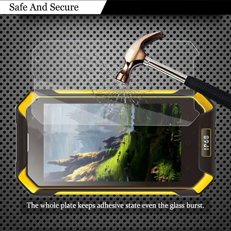 Blackview BV6000 واقي للشاشة 9 H 2.5D المقسى زجاج عليه طبقة غشاء رقيقة Blackview BV6000S BV 6000 4.7 \