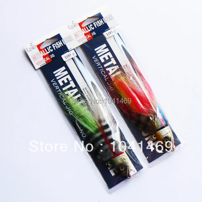 

free shipping 100g/pcs ocean boat fishing fish lead head deer hair bait lure different size