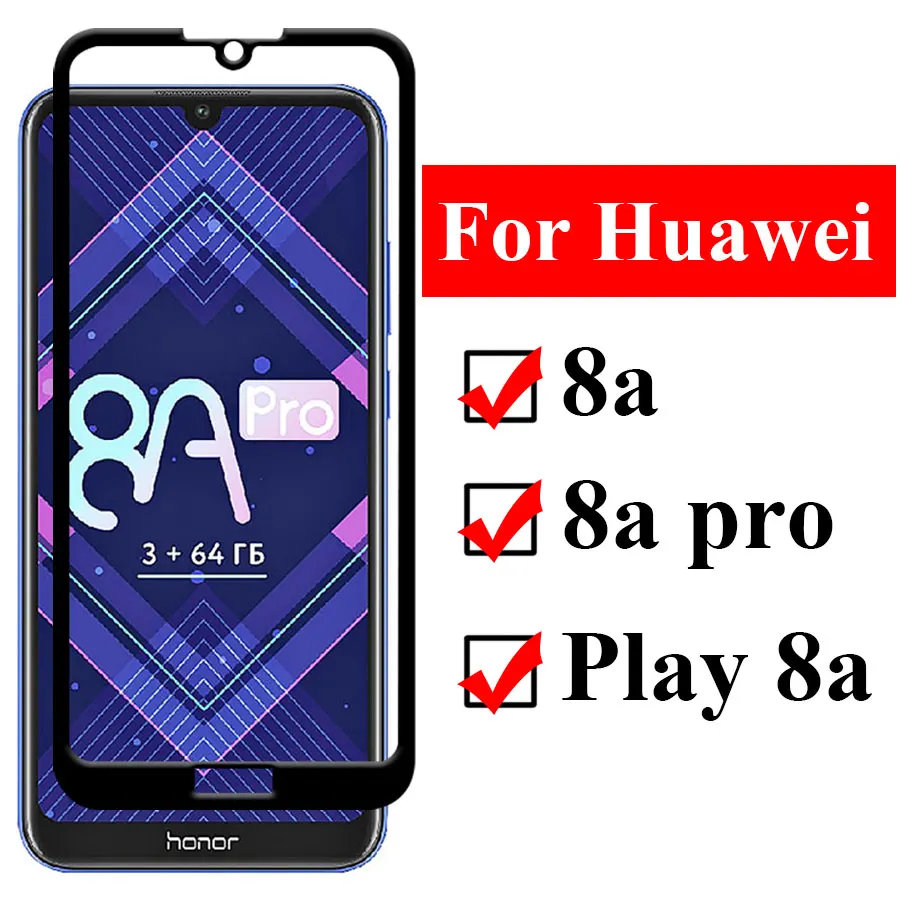 Защитное стекло на Honor Play 8a Pro протектор экрана закаленное для Huawei honer hono a8 8 a