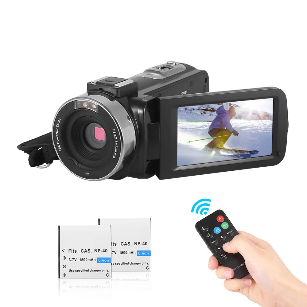 Andoer 1080p Ir Nightshot 30mp Fhd Цифровая видеокамера Dv Recorder 3 0 дюймовый ЖК-экран с 2