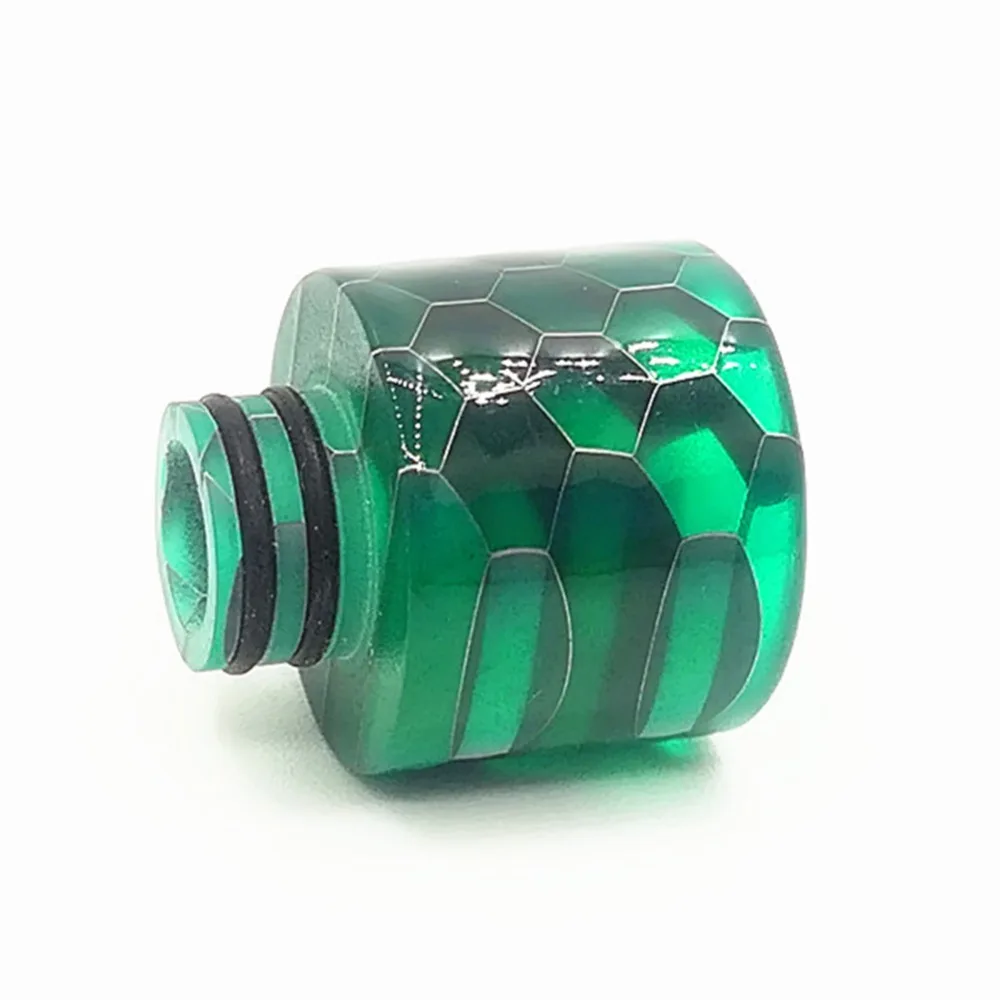 Safe Healthy 6 Colors Snakeskin Resin Drip Tip For 510 Caliber Atomizer font b Electronic b