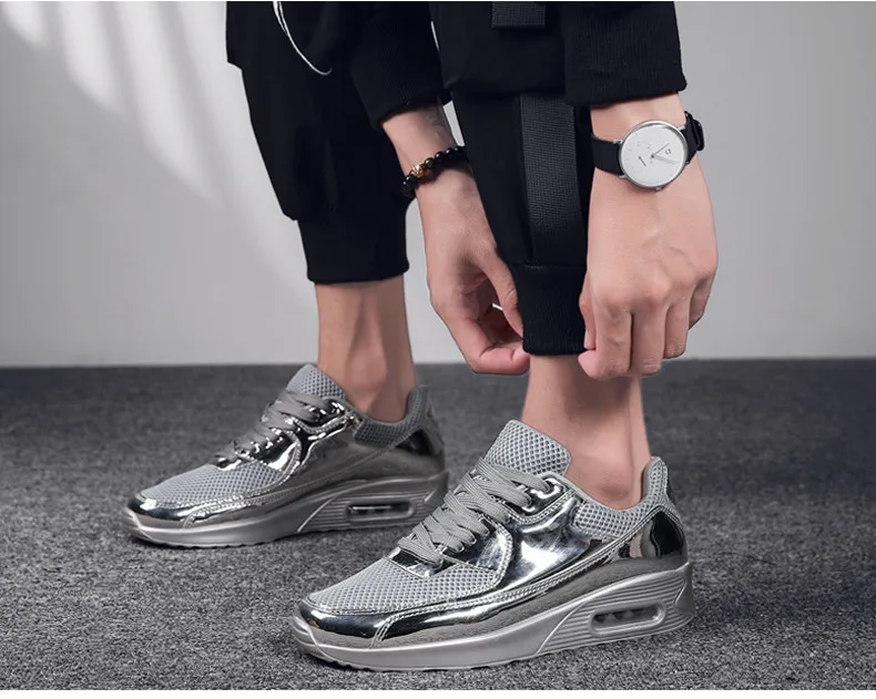  RECOISIN 2019 Spring Shoes Men sneakers Lace-up Athletic Trainers Zapatillas Sports Male Running Shoes Walking Man Sneakers (12)