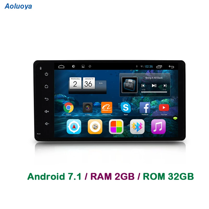 Aoluoya RAM 2 ГБ + 32 Android 7 1 автомобильное радио DVD GPS для Mitsubishi Pajero V97 V93 Outlander 2010 2015 Sport L200