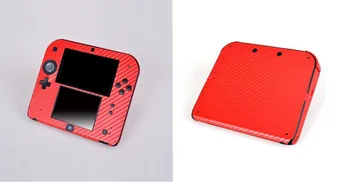 

Red Carbon Fiber Vinyl Skin Sticker Protector for Nintendo 2DS skins Stickers