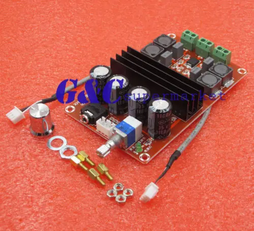 

2*100W TPA3116 D2 Dual Channel Digital Amplifier Board 12V-24V