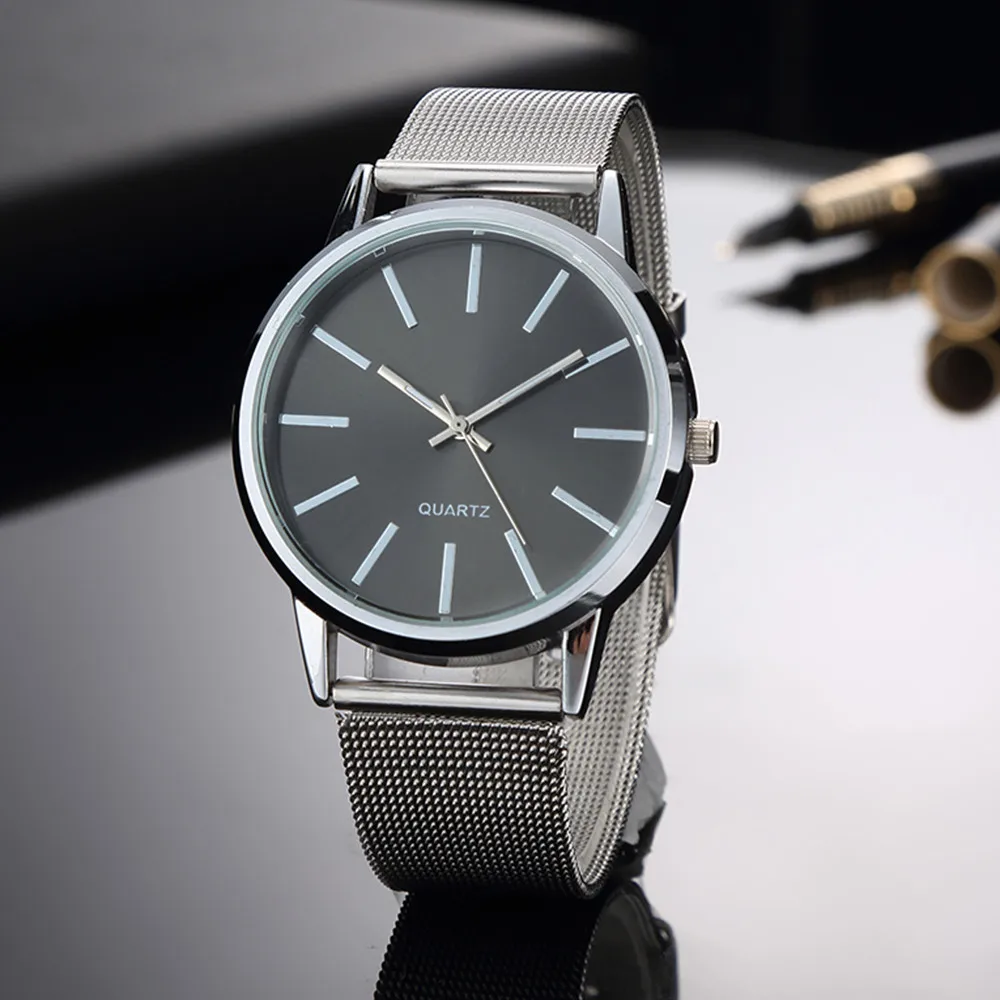 Montres à quartz de luxe pour femmes, montre d'affaires minimaliste en argent pour dames, cuir respirant, horloge en acier, nouveau, 2023