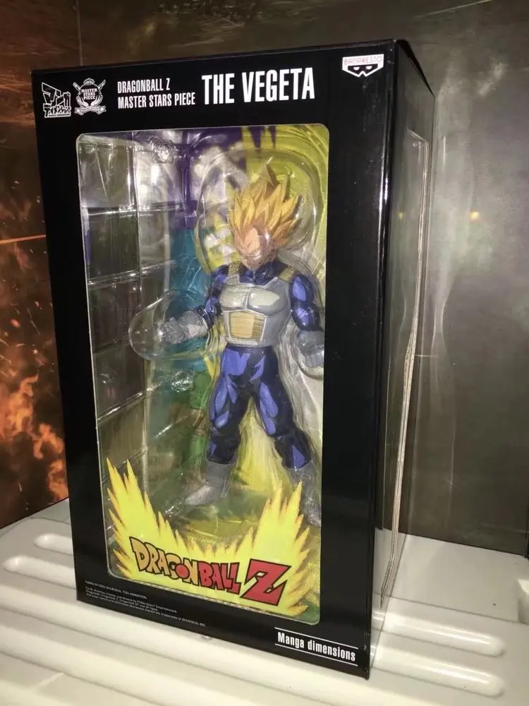 Аниме фигурки 22 см Dragon Ball Z Vegeta Comics ver. ПВХ фигурка Коллекционная модель игрушки