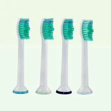 4pcs HX6014 Electric Sonic Tooth Brush Replacement For Philips Sonicare Toothbrush Heads Proresults Soft Bristles With Cover