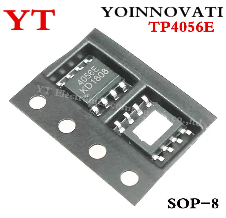 10 шт./лот TP4056 SOP 8 1A Чип зарядного устройства для литий ионного