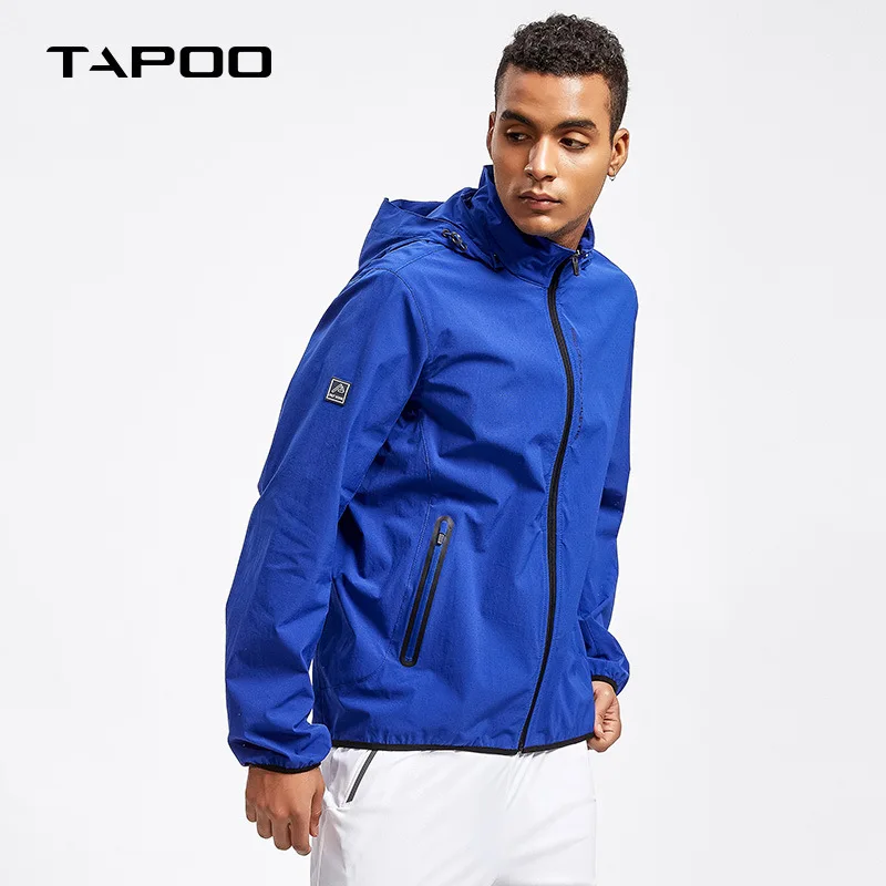 TAPOO бренд 2018 Новая куртка Для Мужчин Весенняя Цвет на молнии Повседневная для