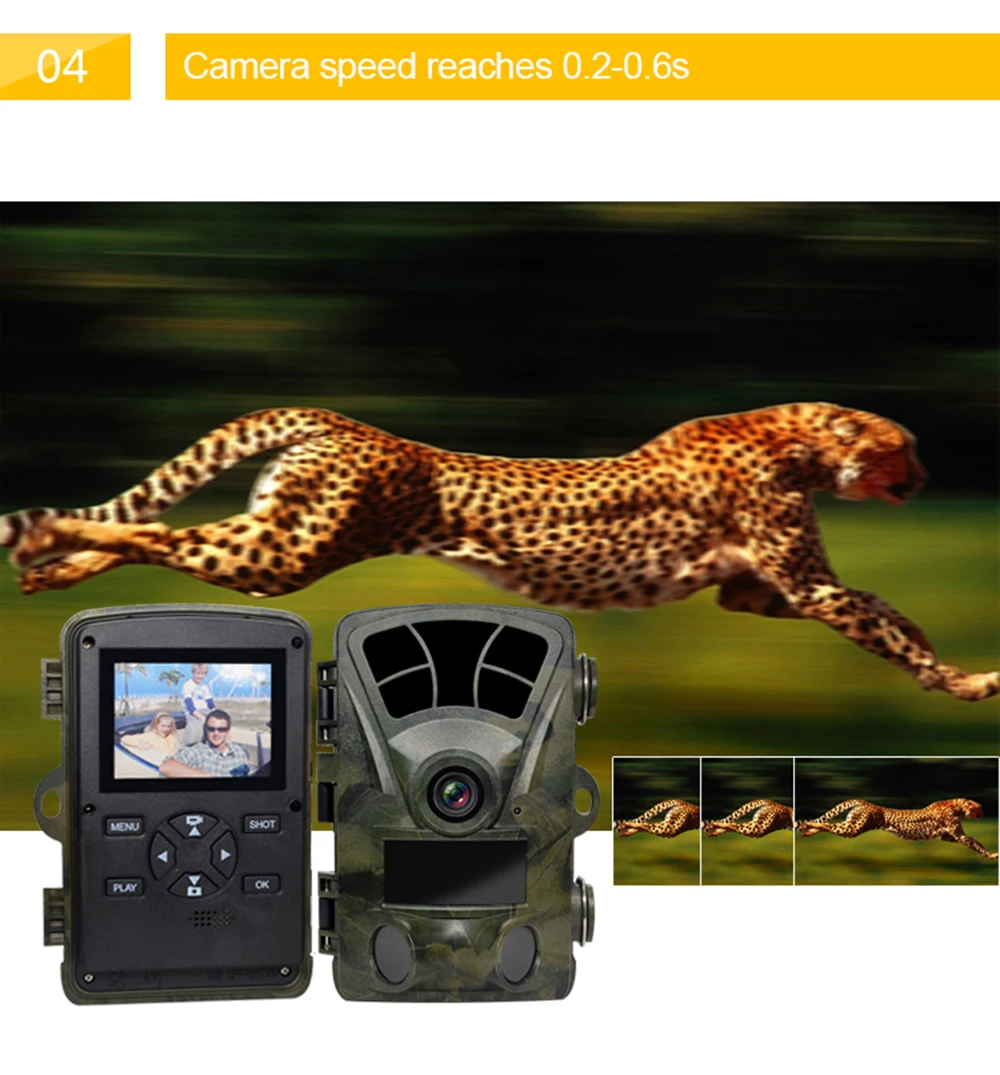 

H855 Outdoor Hunting Trail Camera 8 Million HD 16MP Infrared Stealth Vision Scouting Hunting Camera