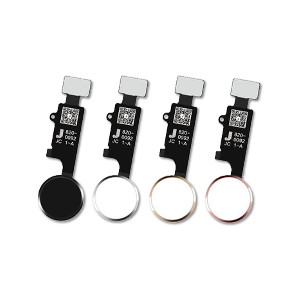 

2019 White&Black&Gold&Rose Universal Home Button With Flex Cable For iPhone 7G 7 Plus 8G 8 Plus Home Key Assembly NO TOUCH ID