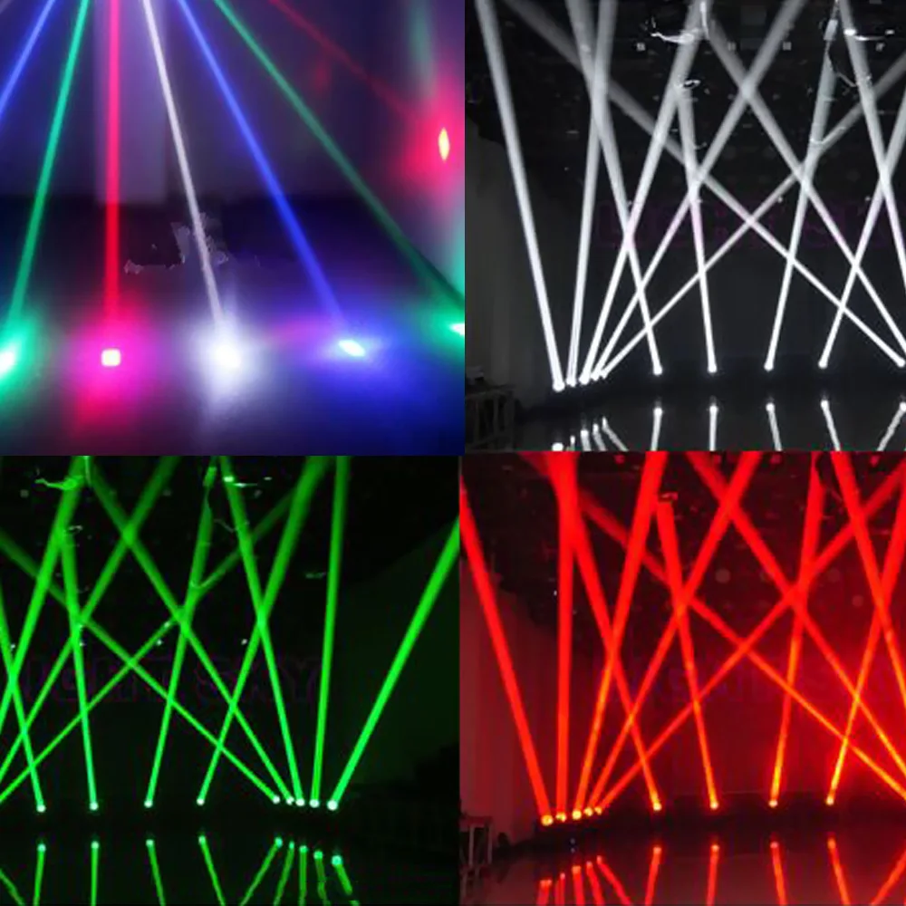 KTV сцена диско вечеринки свет светодиодный этап лампы всего 50 Вт DMX512 Этап освещения Эффект 11/13 каналы RGBW Цвет изменение луч света