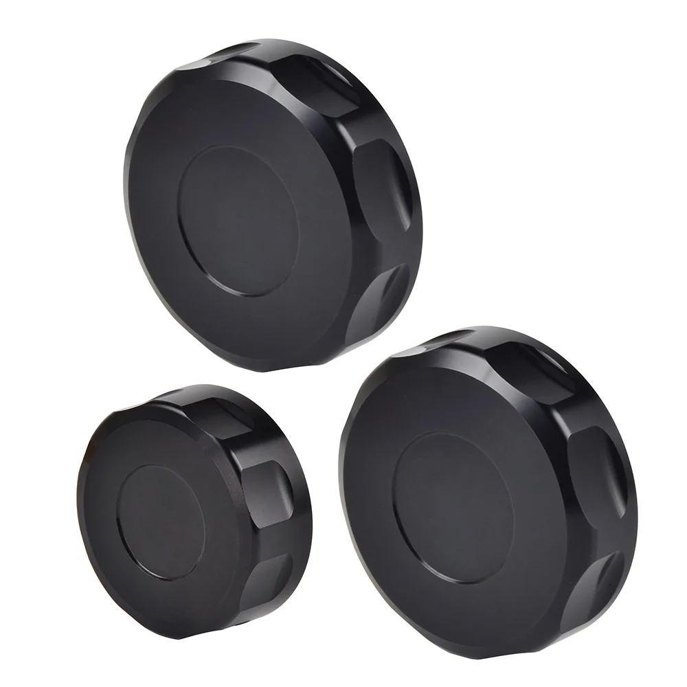 H2CNC Front Brake Clutch Rear Brake Master Cylinder Reservoir Covers Caps Billet Cases Set For Honda CB1000R 2011-2017 CB 1000R