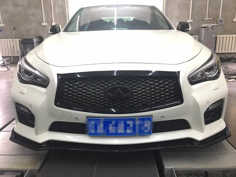 Для Infiniti Q50 тела комплект спойлер- для Infiniti Q50 ABS задний спойлер переднего бампера Диффузор защитные бамперы