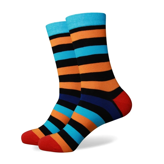 Buy Match Up Men colorful cotton socks a lot of new