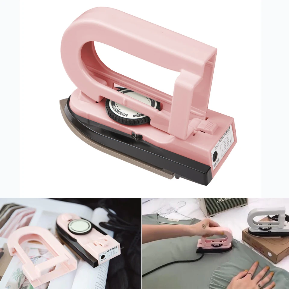 

Mini Foldable Portable Handheld Garment Iron Machine Home Clothes Small Mini Foldingl Machine for Travel