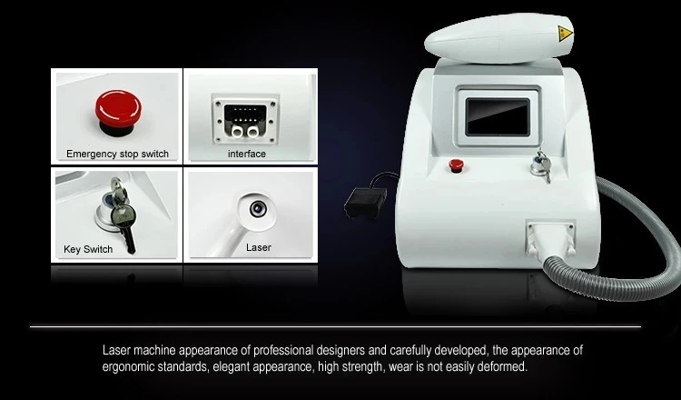 Горячая Распродажа эффективная q переключатель nd yag лазерная машина для удаления татуировок с 1064nm 532nm 1220nm наконечником для татуировок
