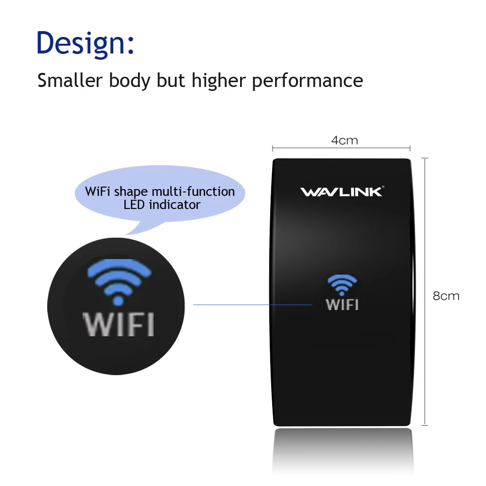 Wavlink 802.11b/g/n беспроводной Wifi ретранслятор 300 Мбит/с мини Wi-Fi усилитель сигнала Repetidor Range Booster 2,4G сетевая антенна/WPS