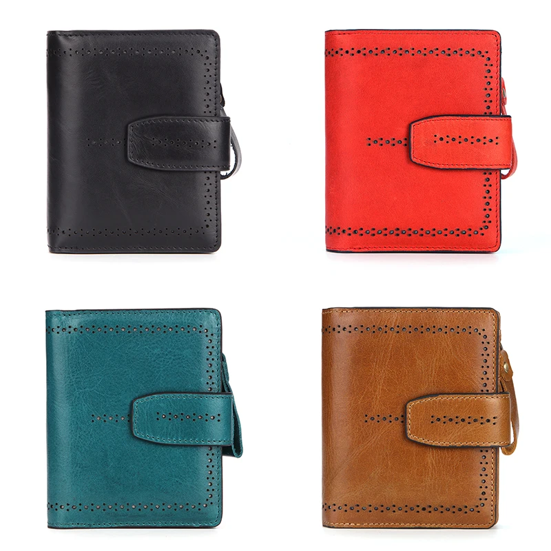 Дешево 2019 Muurdde RFID Модный женский кошелек и кошельки из натуральной кожи, кошелек для монет, женский маленький кошелек, сумка для денег