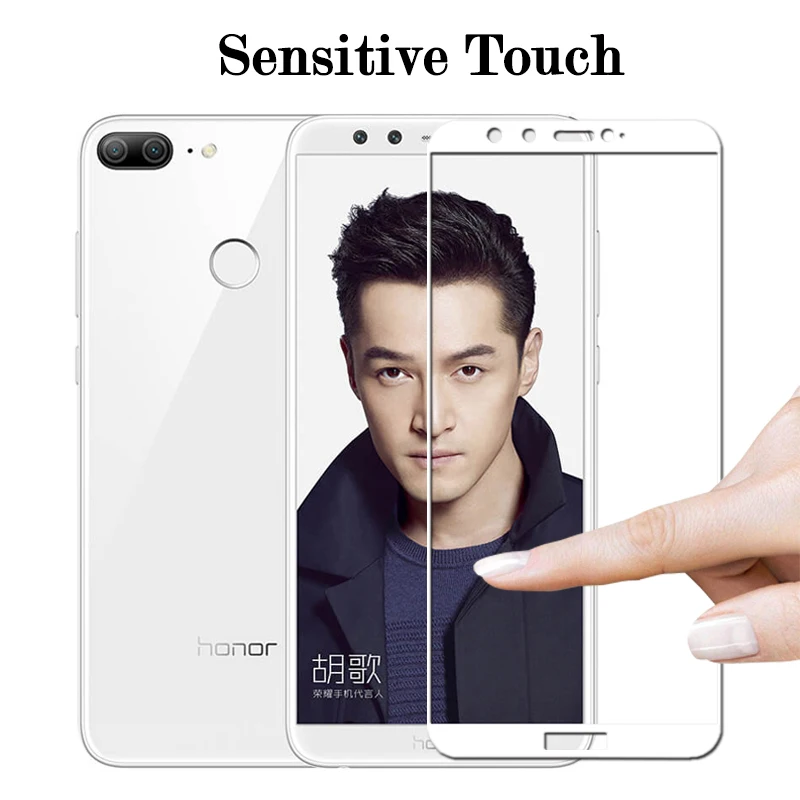 Полное защитное закаленное стекло для Huawei Honor 9 9i V9 P9 Lite mini 2019 Plus Y9 2018 glas 9H Защитная