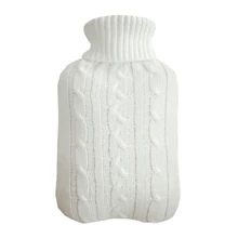 2000 мл морозостойкая безопасная большая бутылка для горячей воды защитная Съемная зимняя крышка теплая Взрывозащищенная моющаяся вязаная