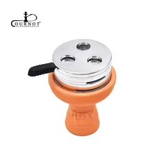 COURNOT держатель угля для кальяна алюминий кальяна головы подходит керамический уголь системы управления теплом жалюзи чаши Chicha